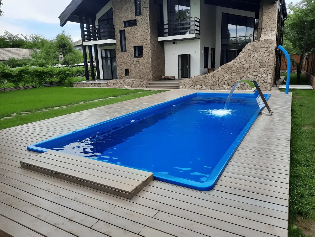 Композитный бассейн Laguna 9 — вид сверху в Ставрополе