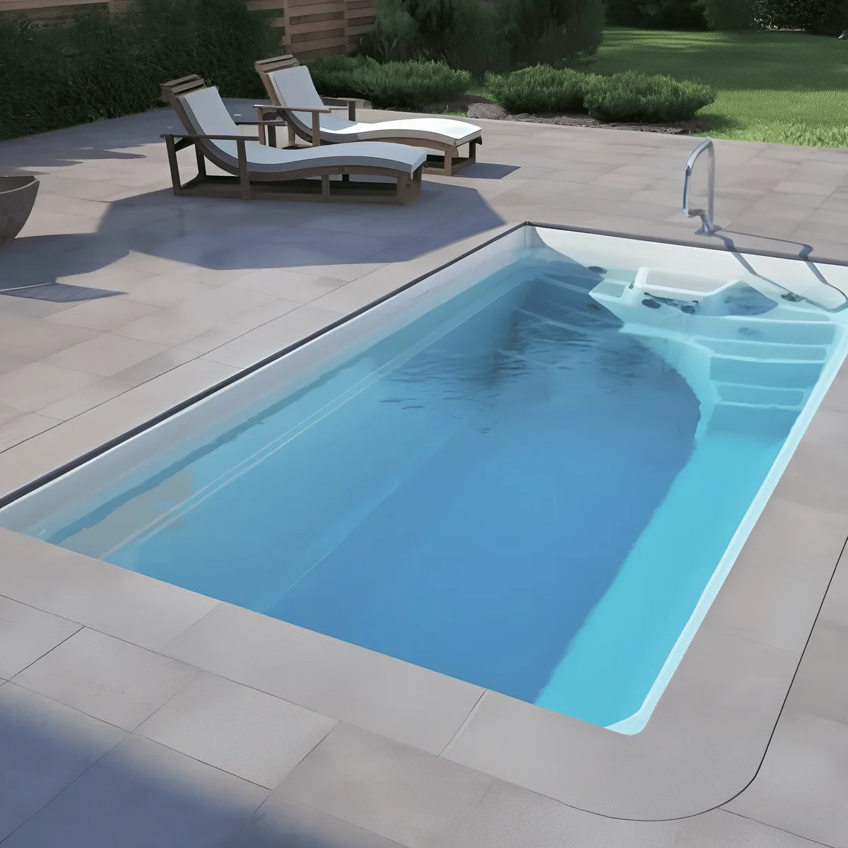 Композитный бассейн Laguna 5 — вид сверху в Ставрополе